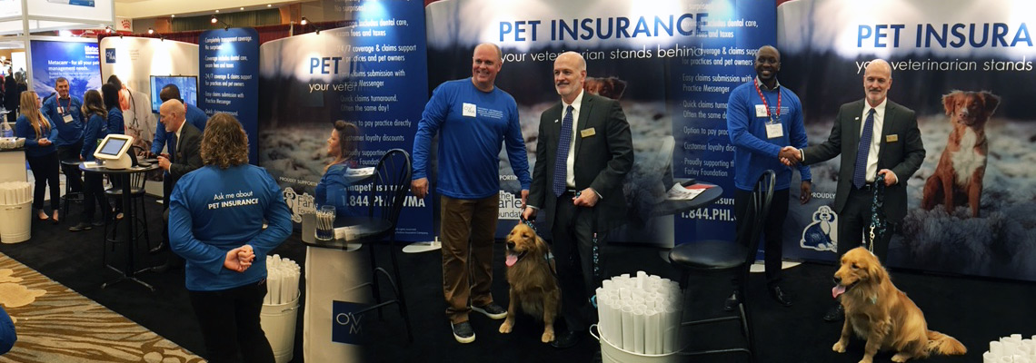 OVMA Pet Health Insurance Launch Booth